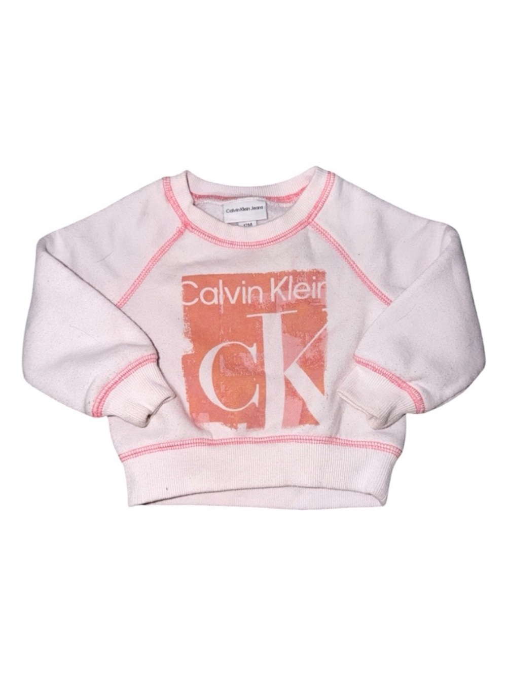 Calvin Klein Pink Pullover Sweatshirt
